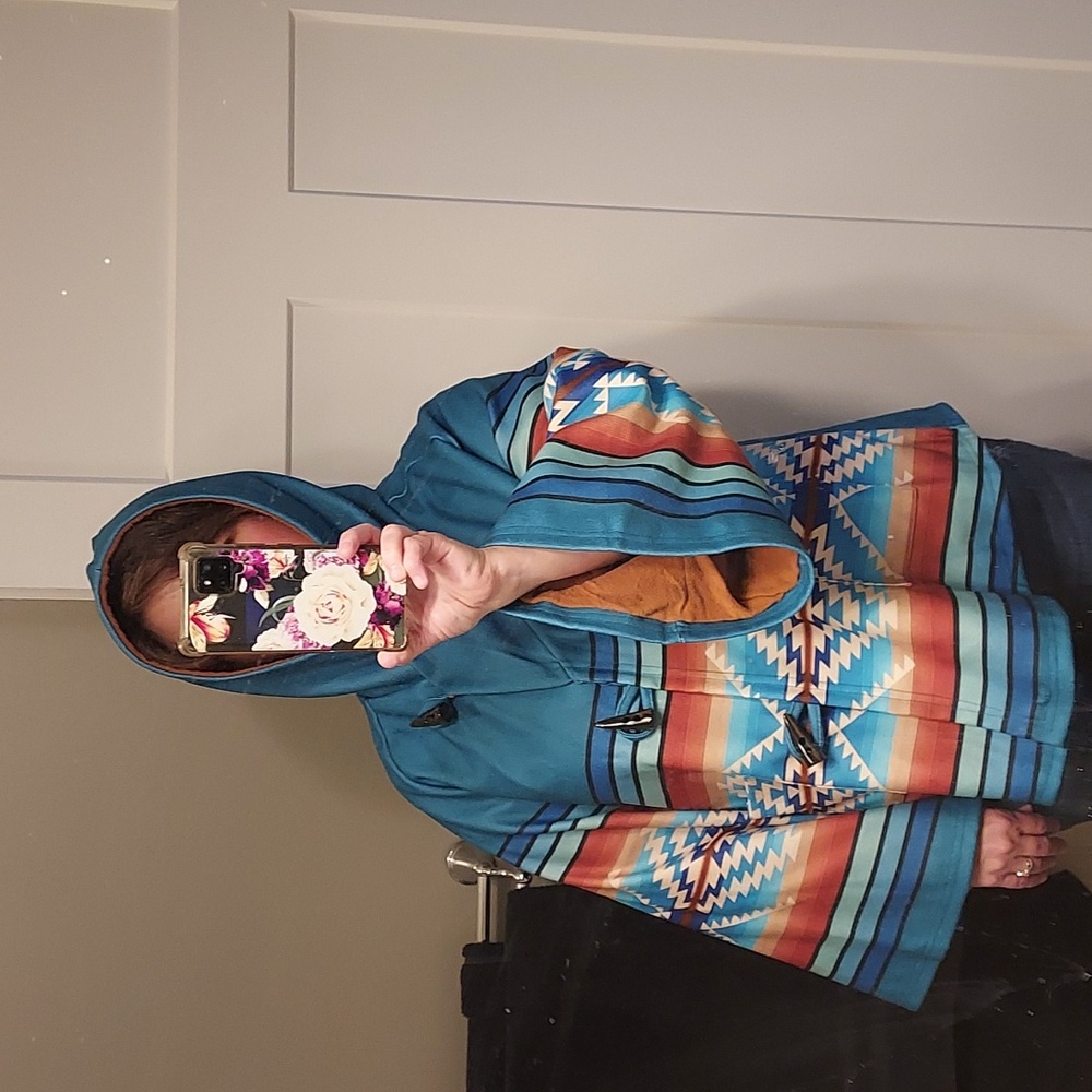 Western Aztec Jacket Size Small - image 5